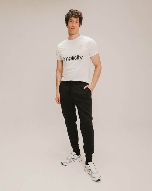 Jogger Skinny B&aacute;sico Negro
